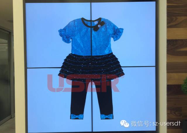 優(yōu)色專顯高清液晶拼接屏進軍服裝業(yè)！